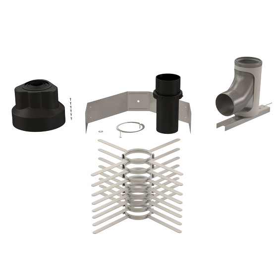 4" Flex Component for 5"-6" B-Vent Kit (Vent Length Sold Separately)