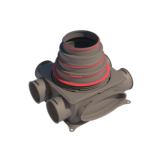 Air Excellent DB206 with stepped mass flow adaptor 125–200mm