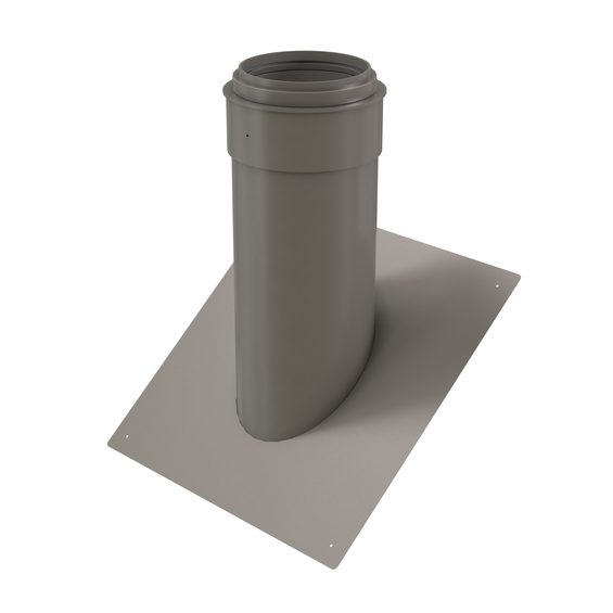 InnoFlue pitched roof flashing SS - Pitch = 10/12 (39.81 degrees) 6" Stainless steel