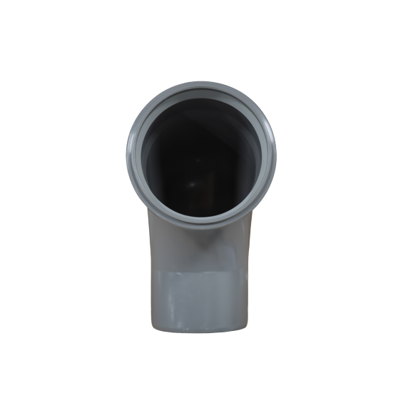 InnoFlueISELS0287 SW elbow 2x87 PP Gray