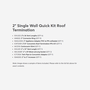 2in Single Wall Quick Kit Roof / kit contents V2