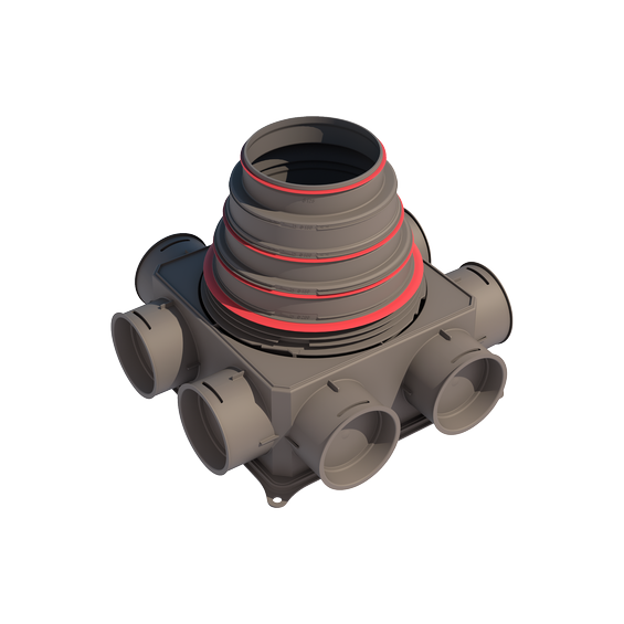 Air Excellent DB208 with stepped mass flow adaptor 125–200mm