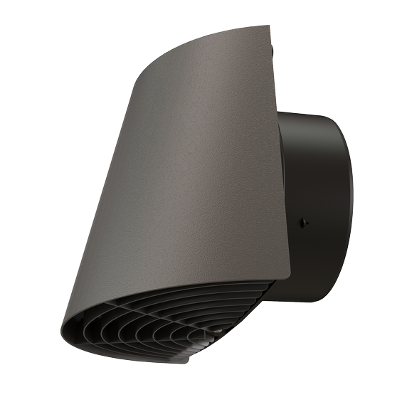 Contego wall terminal 200mm PP grey/black