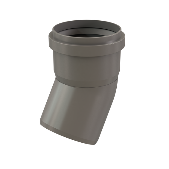 InnoFlue single wall elbow 3" x 30 PPs grey