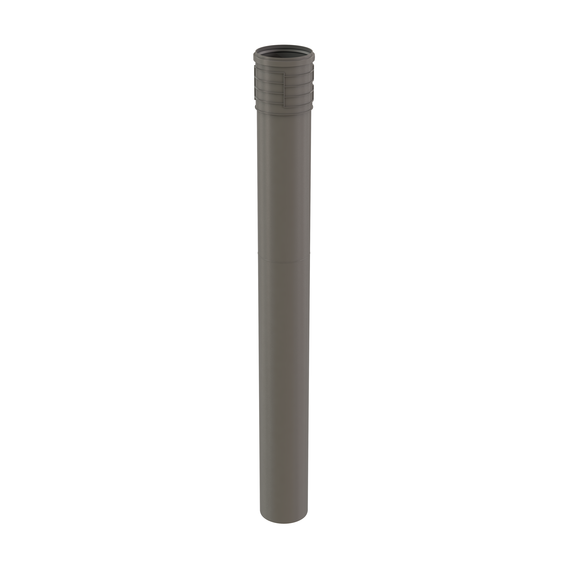 InnoFlue single wall vent length 12" x 108" PPs grey