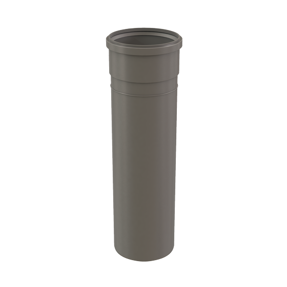 InnoFlue Vent Length 8" x 24" PP/plastic grey