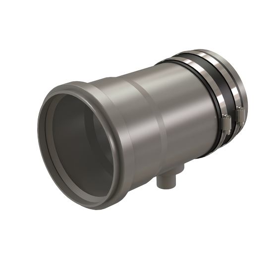 6'' to 6" Appliance Adaptor w/Condensate Drain & VIB