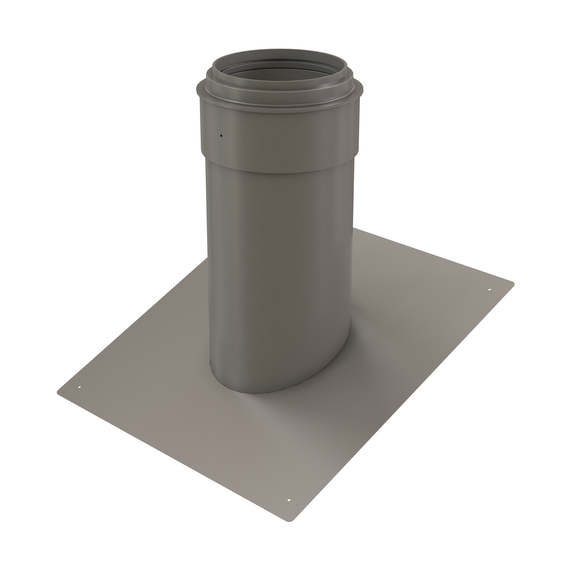 InnoFlue pitched roof flashing SS - Pitch = 5/12 (22.6 degrees) 6" Stainless steel