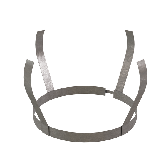 InnoFlue single wall SS spacer 12" Stainless steel