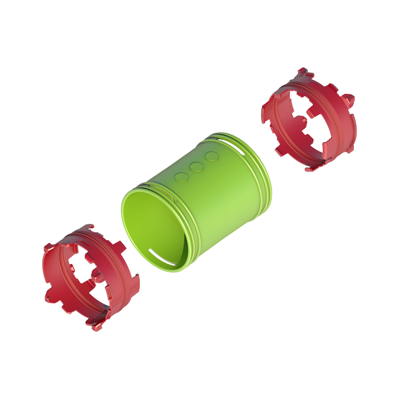 Exploded view - Air Excellent AE34C Connector Kit