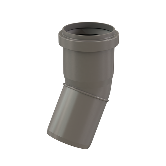 InnoFlue single wall elbow 2" x 30 PPs grey