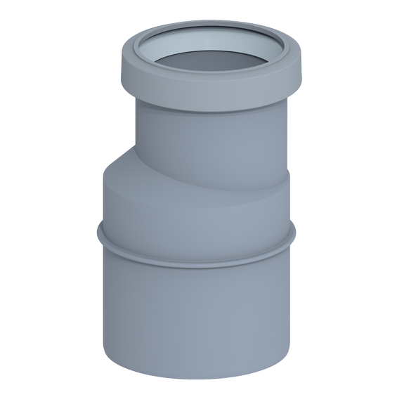 InnoFlue - ISRD0302 - SW - Reducer - 3 to 2 - PP - Gray