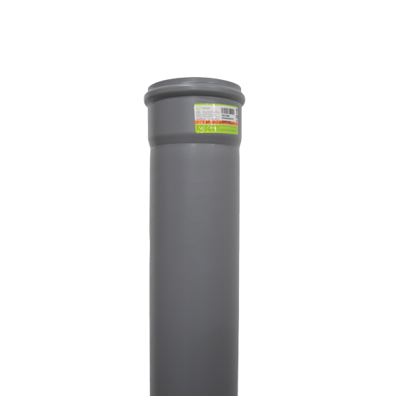 InnoFlue ISVL066 SW Vent Length 6x72 PP Gray